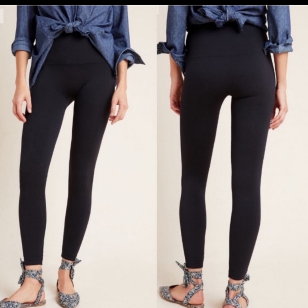 Spanx Look At Me Now Seamless Leggings Black Size Large